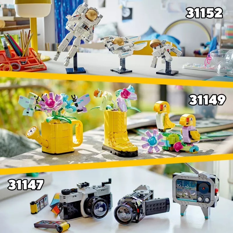 LEGO Creator kukka kastelukannussa 31149 — rakennettava kukkamalli, 420 osaa, 120×150×130 mm