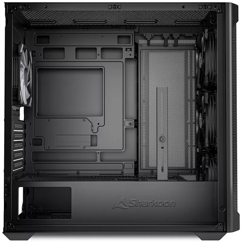 Sharkoon MK4W RGB Strip Micro Tower musta