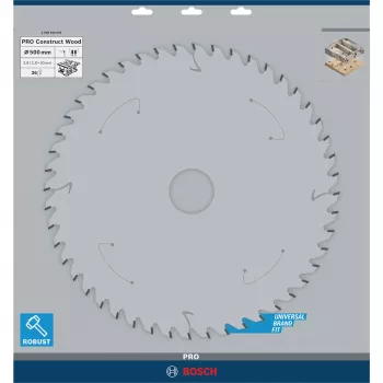 BOSCH sahanterä konstruktio puu 500x30x36z x3,8 Matt. nauloilla ###