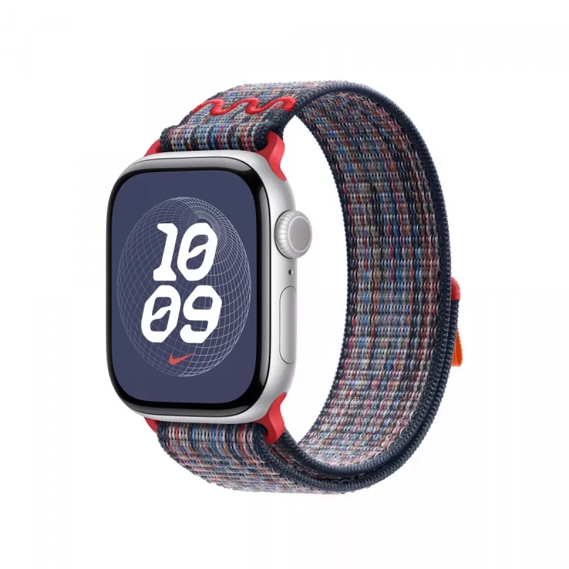 40 mm sininen/punainen Nike Sport Loop