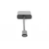 DIGITUS DA-70853 USB-C - VGA-sovitin, Full HD 1080p, musta