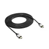 Akyga AK-HD-100P HDMI-2.0-kaapeli, punottu, PRO-sarja, 10 m, musta