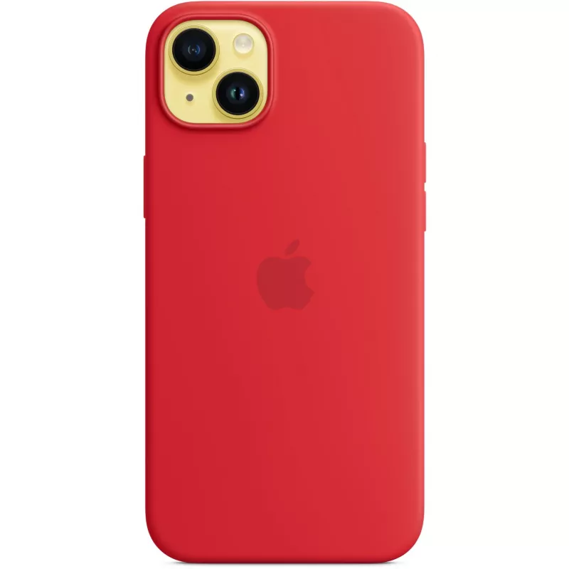 Apple iPhone 14 Plus silikonikotelo MagSafe-yhteensopiva – (PRODUCT)RED