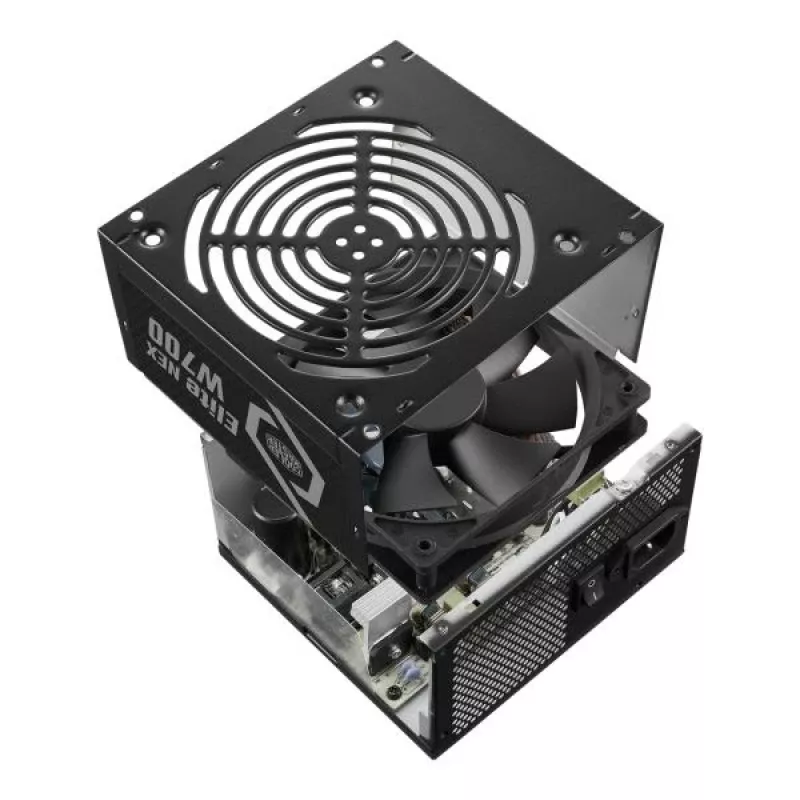 Virtalähde Elite NEX White 700W 80+ musta mesh-kaapeli