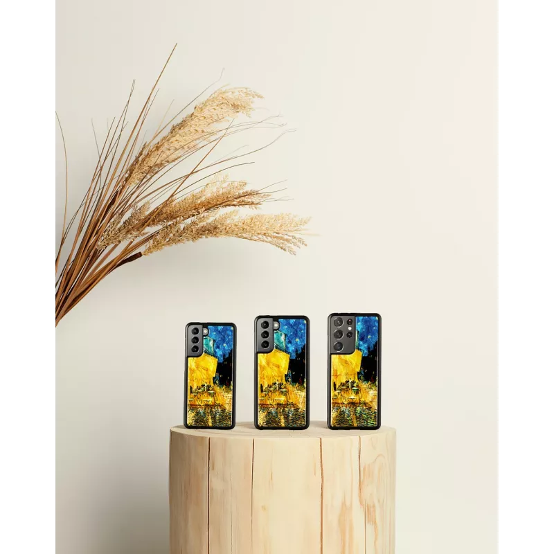 Suojakotelo iKins Samsung Galaxy S21+ — musta
