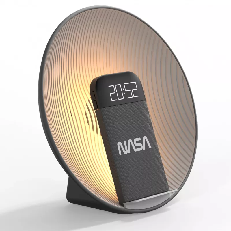 NASA SPC600 Bluetooth-kaiutin/herätyskello/langaton laturi