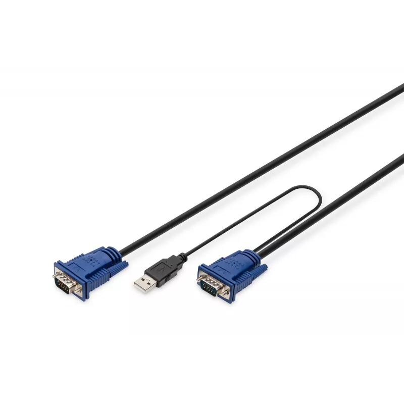 KVM-kaapeli USB Digitus DS-19232 3 m PS/2
