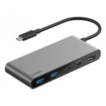 Belkin CONNECT USB-C 7-in-1-keskitin kahdella USB-C-portilla si. AVC023hqSGY