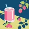 Ravensburger CreArt maalaussarja — Mocktail Raspberry (25562) askartelusarja