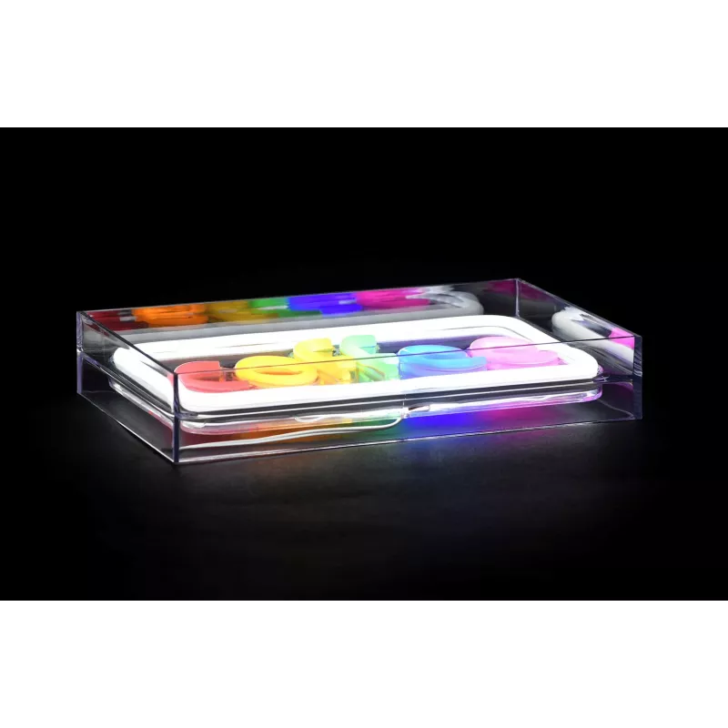 Neon LED-valokyltti ActiveJet AJE-NEON COFFEE, monivärinen, USB 5V, pinta-asennus, AS-muovikehys