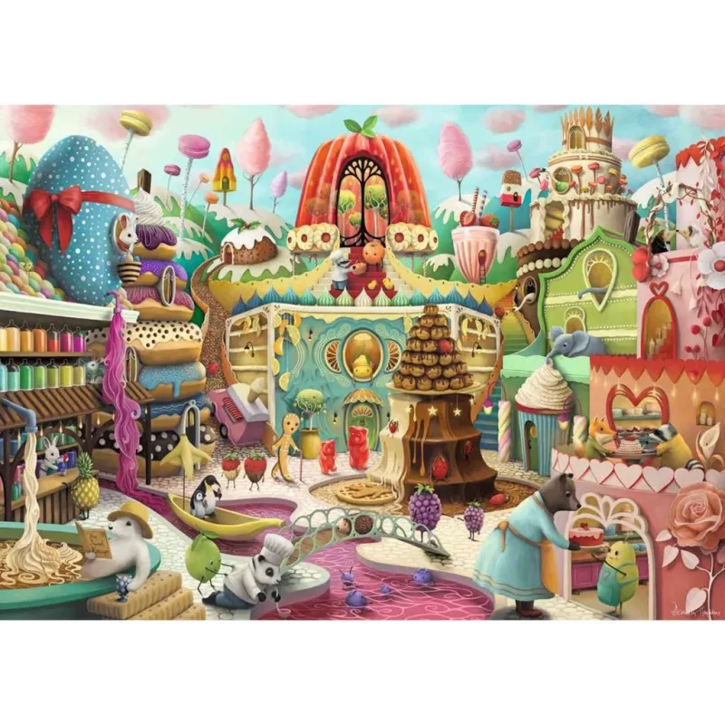 Palapeli Ravensburger Sweet Street 1000 palaa – 1000 palan palapeli Ravensburgerilta