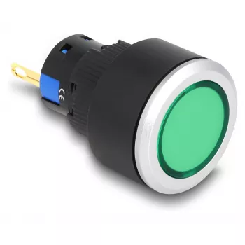 Teollisuus-LED-konelamppu DELOCK 22055 – 1 lamppu, AC 250 V/5 A, IP40/IP65, Ø 2,5 cm, K 42 mm