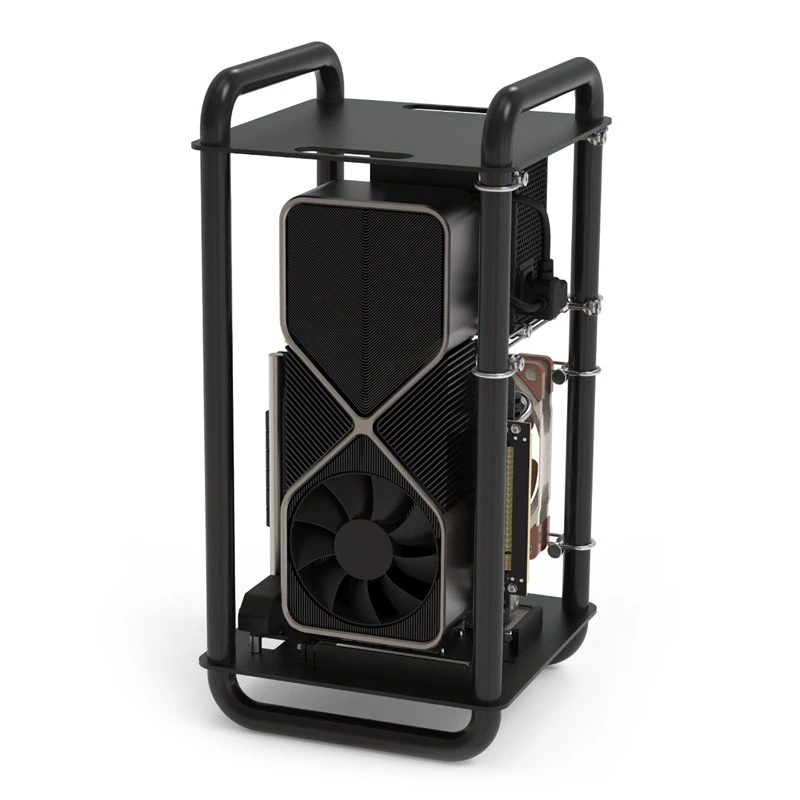 Tietokonekotelo Streacom DA6 XL Mini-ITX musta