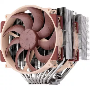 Ilmajäähdytin Noctua NH-D15 G2 HBC, kaksi 140 mm tuuletinta, 1250–1500 RPM, 155.6 m³/h, 12 V, kupari, 152×150×168 mm