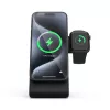 Sisälaturi Crong CRG-MSPS-BLK älykello musta Lightning USB langaton