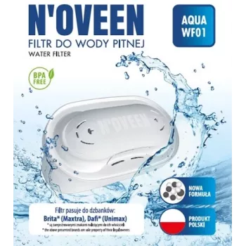 NOVEEN AQUA WF01 vaihto-membraanisuodatin yhteensopiva BRITA MAXTRA ja DAFI UMINAX kanssa