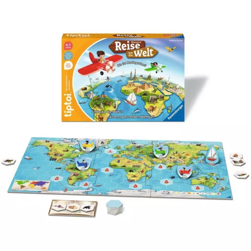 tiptoi Unsere Reise um die Welt, lautapeli