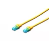 Digitus DK-1511-010/Y Ethernet-patch-kaapeli keltainen