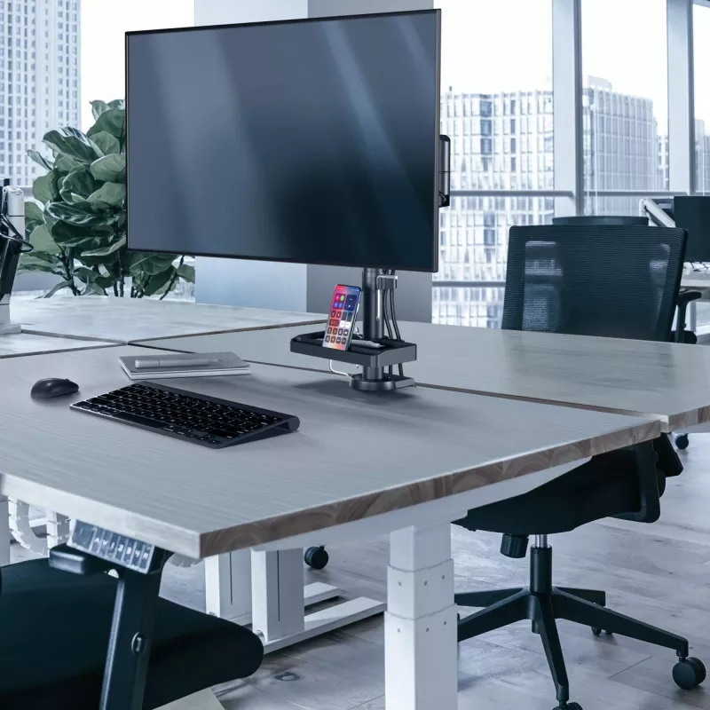 ONKRON A35 hylly, musta ABS-muovi, 190×105 mm, 160 g