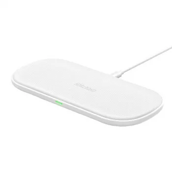 CHOETECH T535-SB langaton laturi Fast Dual 18W – kahden laitteen Qi-latausalusta