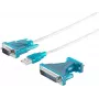 USB 2.0 RS232 -muunnin ShiverPeaks 75605 – 1,5 m kaapeli, USB-sarjaporttisovitin