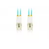 Kuitukaapeli LANBERG FO-LULU-MD31-0010-TQ 1 m OM3 LC–LC aqua