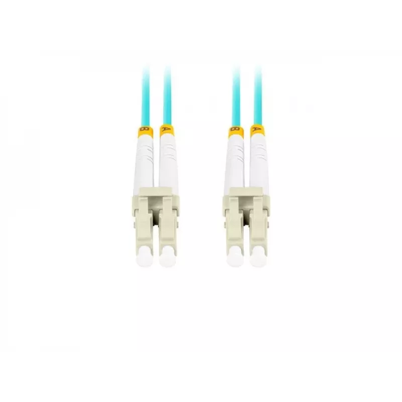 Kuitukaapeli LANBERG FO-LULU-MD31-0010-TQ 1 m OM3 LC–LC aqua
