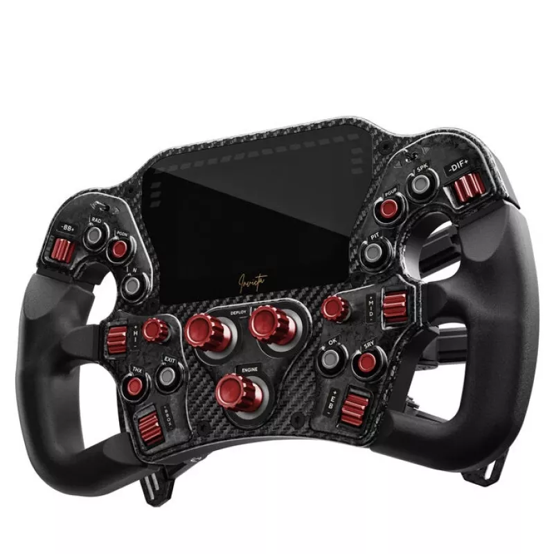 Ratti Asetek Invicta 4,3 tuuman LCD USB-C Red on musta Edition