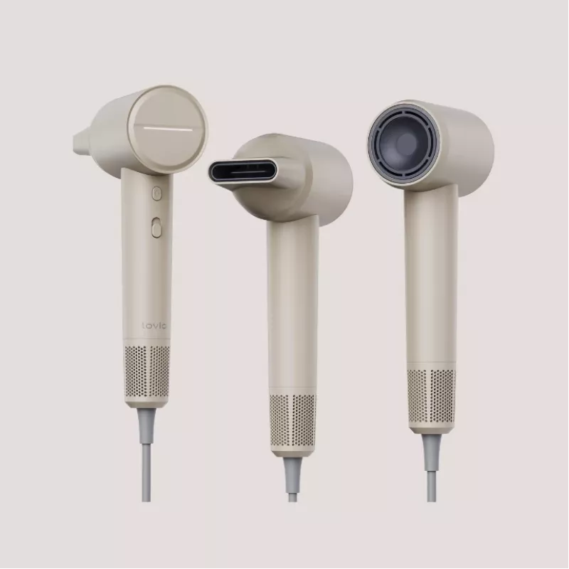 Hiustenkuivaaja Lovio LVHD001BE ionisoinnilla AirFlow