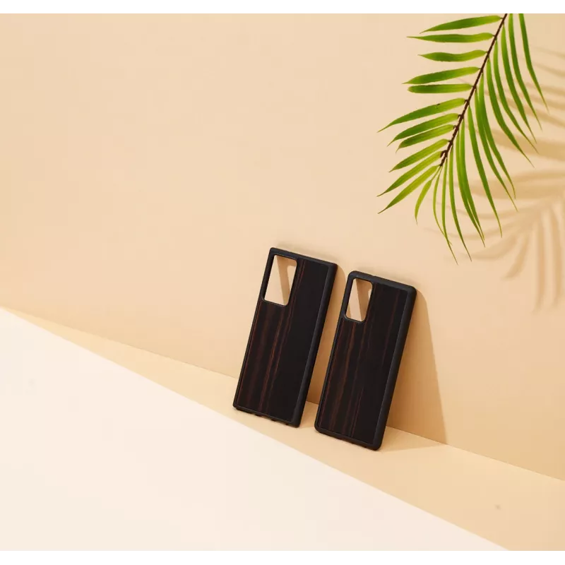 Suojakotelo Man and Wood Samsung Galaxy Note 20 — eebenpuu musta