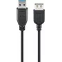 Goobay USB-jatkokaapeli USB 3.0 m musta - USB 3.0 -pistoke Type-A > USB-3 (74149)