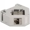 Delock - modulaariadapteri - DIN-kiskoon asennettava - CAT 6a - STP - harmaa - 1 liitäntä (86014)