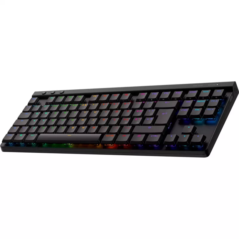 LOGITECH G515 LIGHTSPEED TKL langaton pelinäppäimistö - MUSTA - PAN - 2.4GHZ/BT - EMEA28i-935 - Taktinen