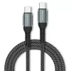 USB-kaapeli Qoltec 52358 1,5 m USB-C musta USB 2.0 0,48 Gbit/s