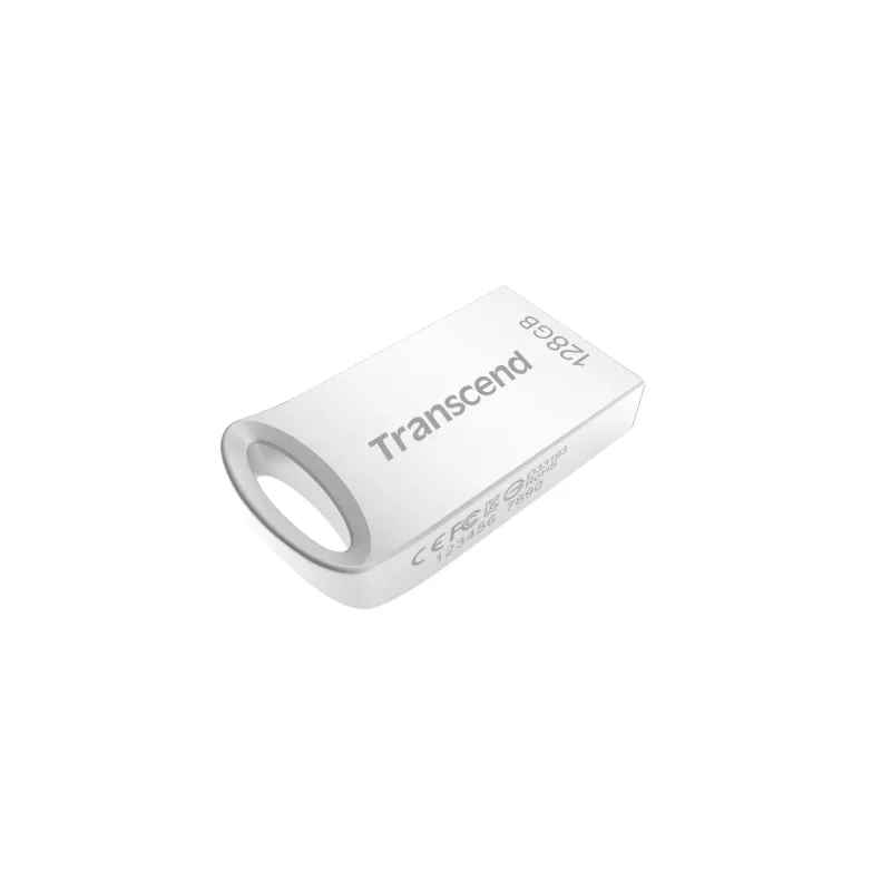 Transcend JetFlash 710 TS128GJF710S USB-muistitikku 128 GB, USB 3.1 Gen 1, hopea