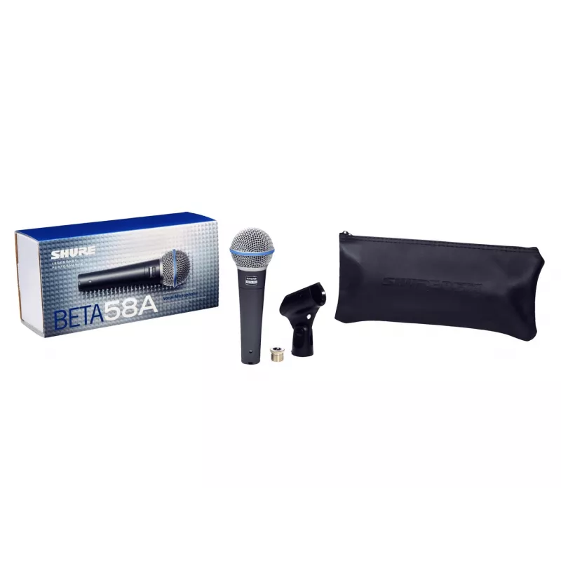 Shure Beta 58A - dynaaminen superkardioidi laulumikrofoni