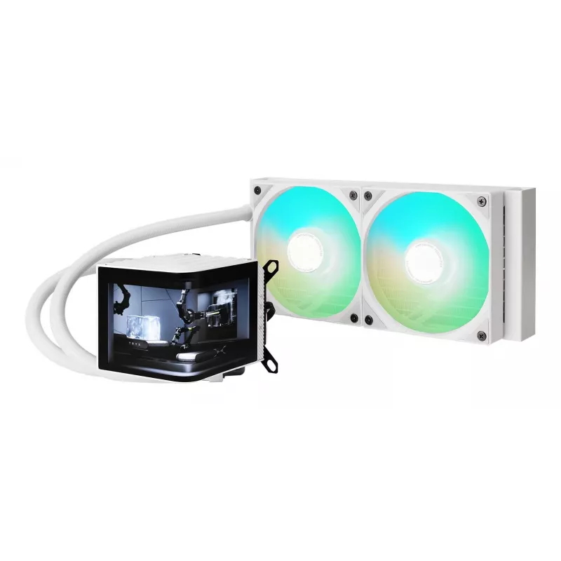 TRYX PANORAMA ARGB 240 -prosessorin nestjäähdytyssarja 12 cm valkoinen 1 kpl