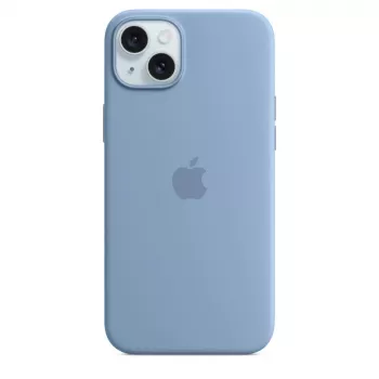 Apple iPhone 15 Plus silikonikuori MagSafe-yhteensopiva - talvisininen