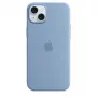Apple iPhone 15 Plus silikonikuori MagSafe-yhteensopiva - talvisininen