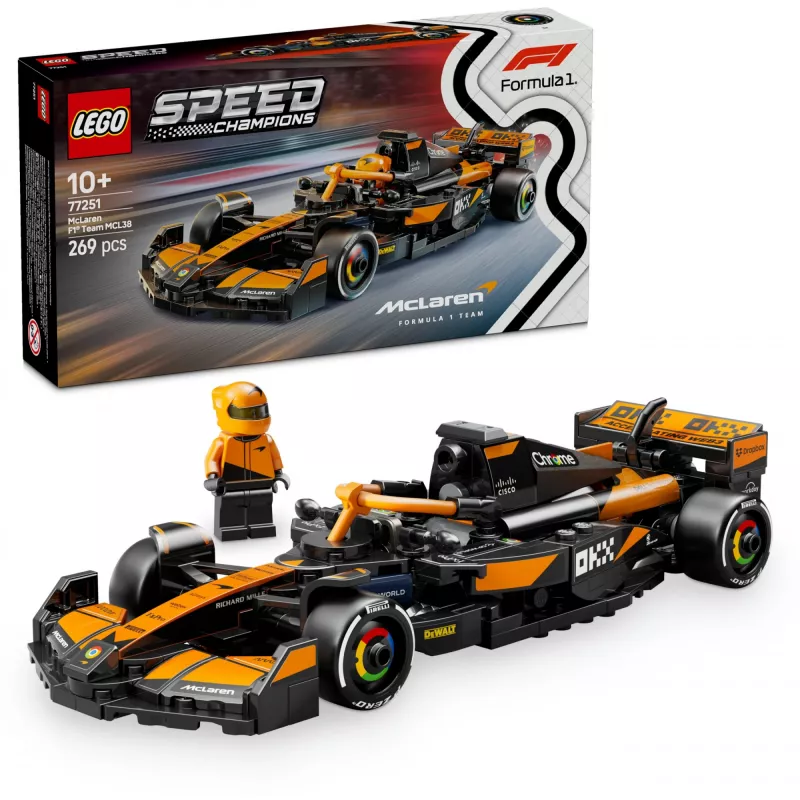 LEGO SPEED CHAMPIONS 77251 McLaren F1 Team MCL38 -kilpa-auto