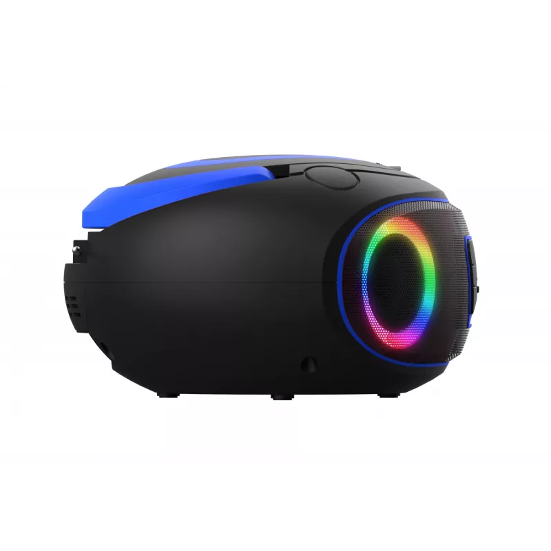 Denver TDB-212BU DAB+ boombox CD-soittimella, DAB+/FM, Bluetooth, USB, AUX, sininen