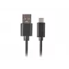 USB-A–USB-C-kaapeli LANBERG CA-USBO-20CU-0018-BK — USB 2.0, 1,8 m, musta