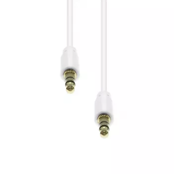 ProXtend 3-Pin ohut jatkokaapeli M-M valkoinen 10 m (M3S-10W)