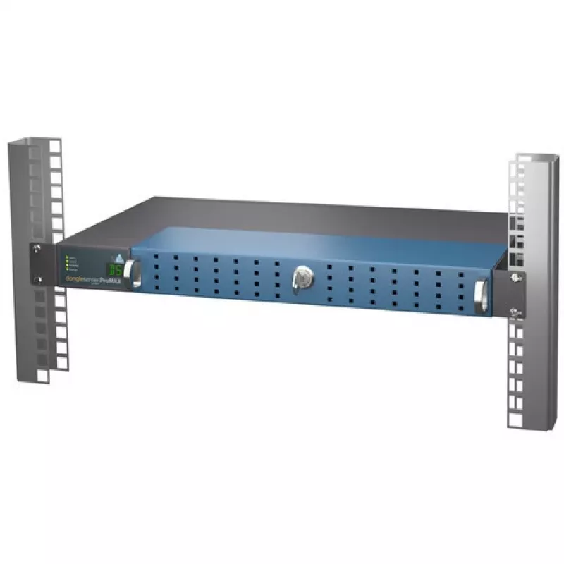 Printserveri SEH dongleserver ProMAX Ethernet LAN musta sininen