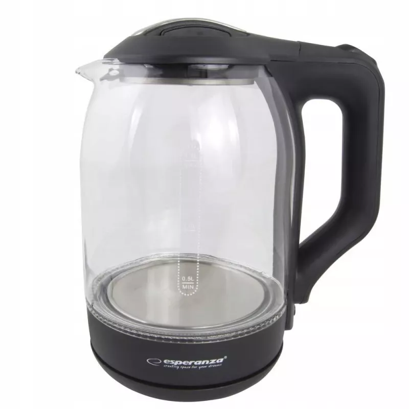 Esperanza EKK025K vedenkeitin 1,7 L musta, monivärinen 1500 W