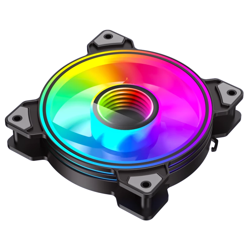 Gamemax | kotelotuuletin | DUAL RING INFINITY | musta