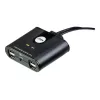USB 2.0 2-portin oheislaitteiden jakolaite ATEN US224AT — USB Type-A, 1,8 m kaapeli, musta