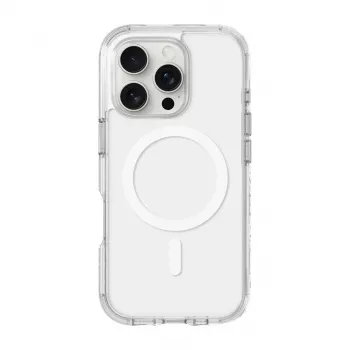 Suojakotelo LAUT CRYSTAL MATTER X iPhone 16 Pro -puhelimelle, läpinäkyvä, PC+TPU, sopii 6,1 tuuman näytölle
