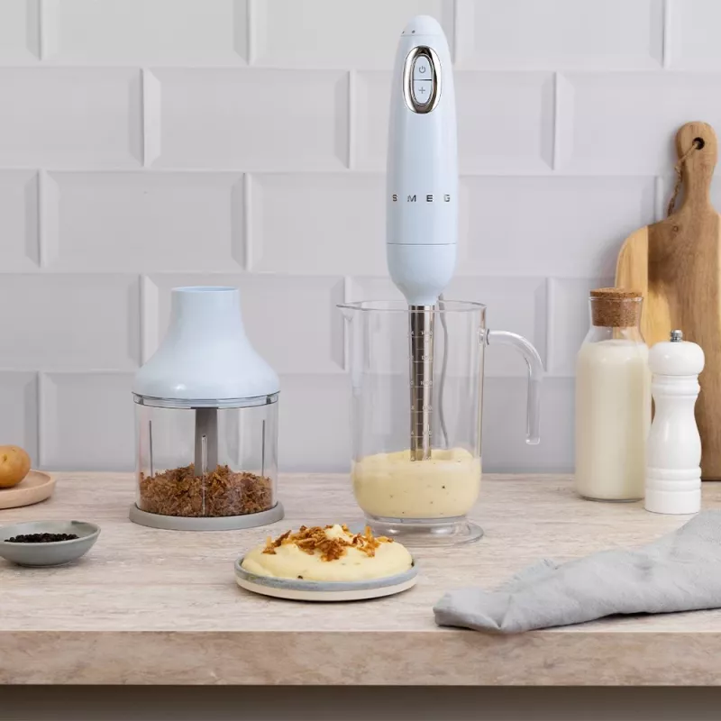 Smeg HBF03PBEU sauvasekoitin 700 W vaaleansininen, ruostumaton teräs