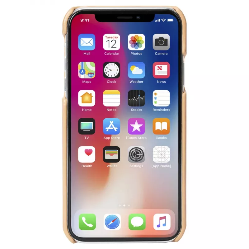 Krusell Sunne älypuhelinkotelo Apple iPhone XS:lle – vintage nude